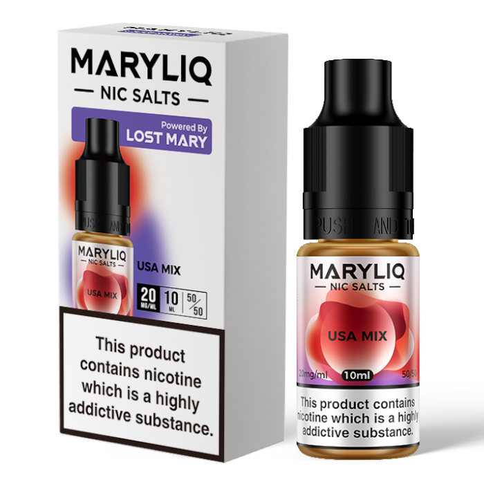 MARYLIQ Nic Salts - USA Mix - 10ml - 20mg